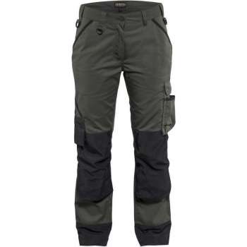 Blåkläder 7154-1835 Dames werkbroek Garden Army Groen/Zwart maat 38