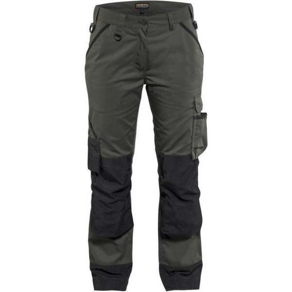 Blåkläder 7154-1835 Dames werkbroek Garden Army Groen/Zwart maat 38