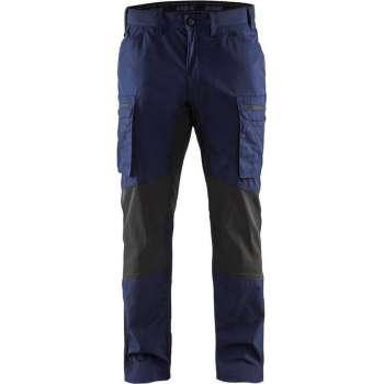 Blaklader Service werkbroek met stretch - Marineblauw/Zwart - C58