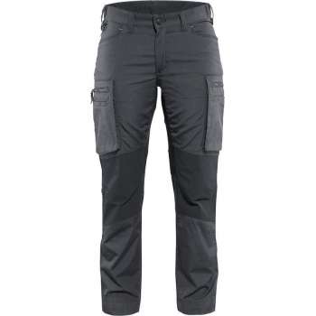 Blaklader Dames Service werkbroek Stretch 7159-1845 - Vrouwen - Donkergrijs/Zwart - 42