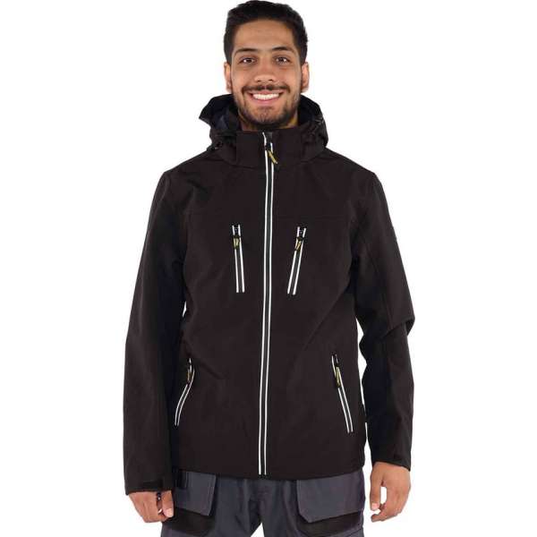 STØRVIK Zomer Softshell Werkjas Heren Zwart - Maat 4XL - BILL