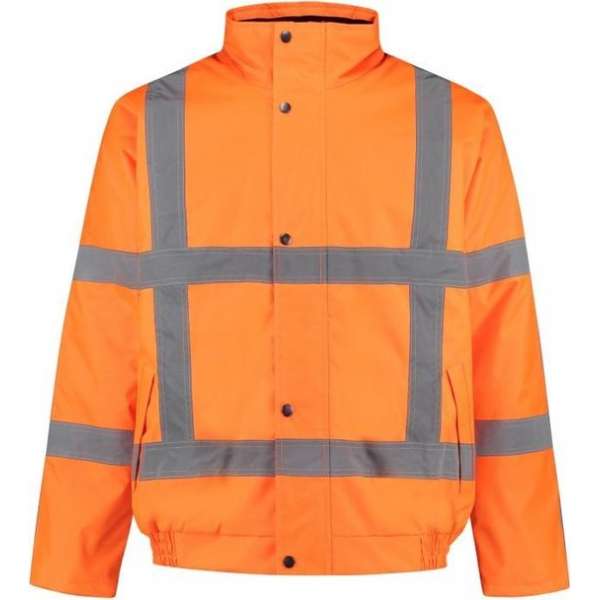 EM Traffic Pilotjack High Visibility RWS Fluor Oranje - maat XS EM Traffic Pilotjack High Visibility RWS Fluor Oranje - maat XS