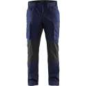 Blaklader Service werkbroek met stretch - Marineblauw/Zwart - C56