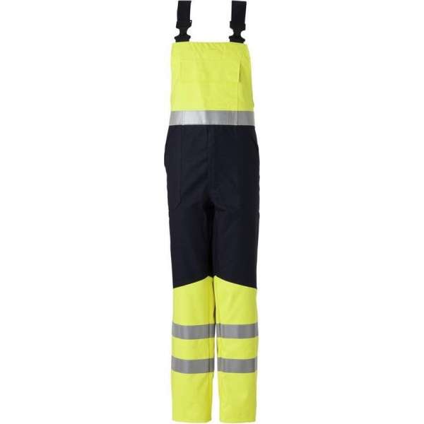 Havep 20021 Amerikaanse overall/Bretelbroek Marine/Fluo Geel maat 52 Havep 20021 Amerikaanse overall/Bretelbroek Marine/Fluo Geel maat 52