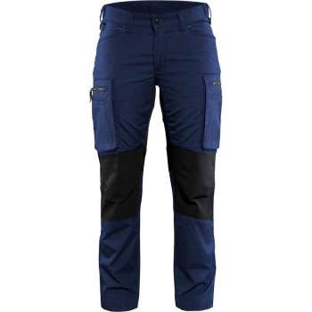 Blaklader Dames Service werkbroek Stretch 7159-1845 - Vrouwen - Navy/Zwart - 36