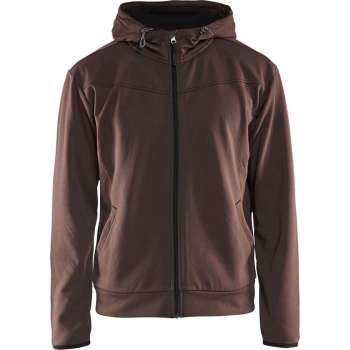 Blåkläder 3363-2526 Hoodie met rits Bruin/Zwart maat XXL