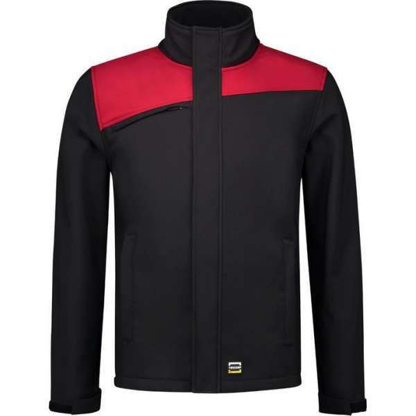 Tricorp Softshell Bicolor Naden 402021 - Mannen - Zwart/Rood - L