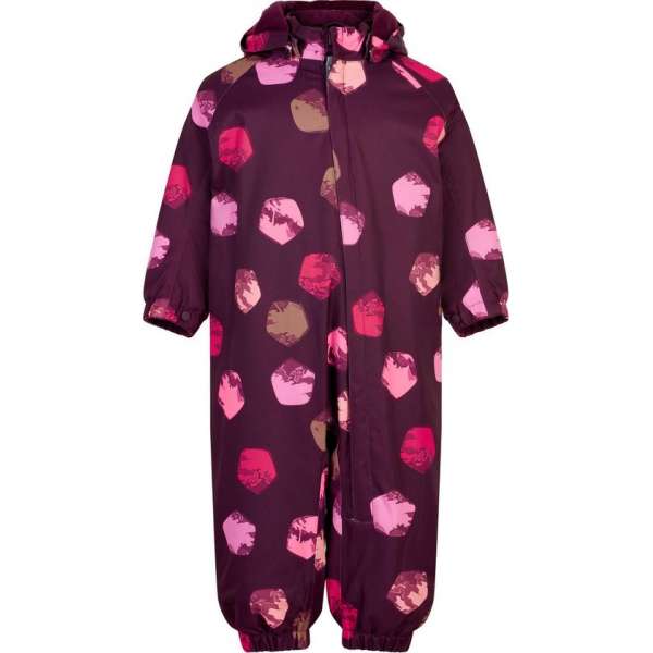 Color Kids - Coverall sneeuwpak voor baby's & peuters - AOP - Fel roze - maat 74cm