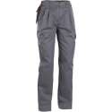 Blåkläder 7105-1800 Dames werkbroek Grijs/Bordeaux maat 50