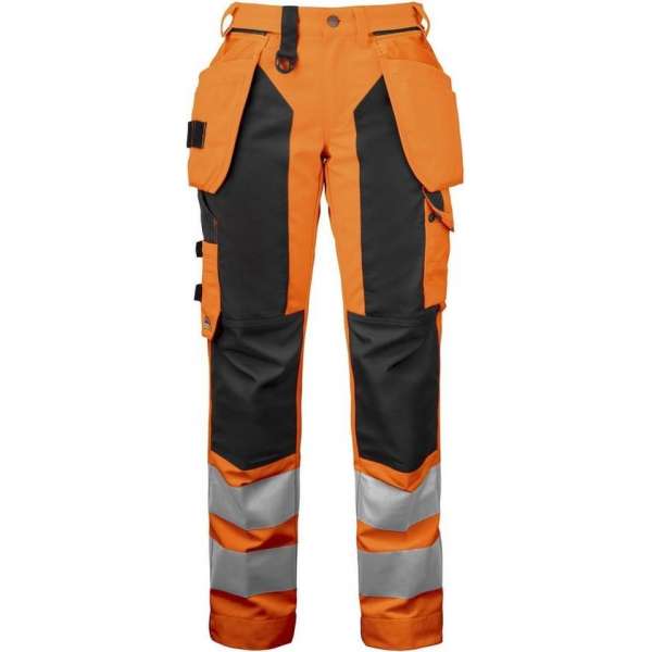Projob 6519 Dames Werkbroek Oranje/Zwart maat 36 Projob 6519 Dames Werkbroek Oranje/Zwart maat 36