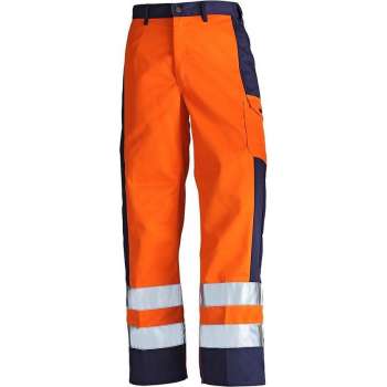 Blaklader Werkbroek High Vis - High Vis Oranje/Marineblauw - C52