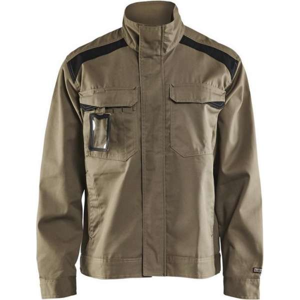 Blåkläder 4054-1800 Industriejack Ongevoerd Khaki/Zwart maat 4XL Blåkläder 4054-1800 Industriejack Ongevoerd Khaki/Zwart maat 4XL