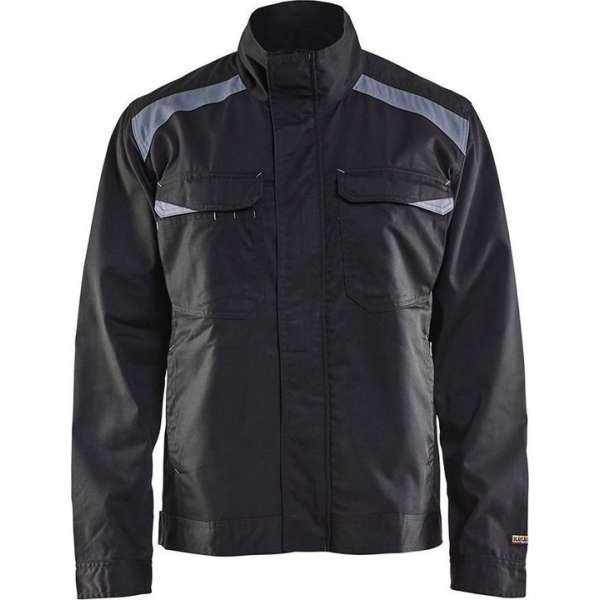 Blåkläder 4054-1210 Industriejack Ongevoerd Zwart/Grijs maat 4XL