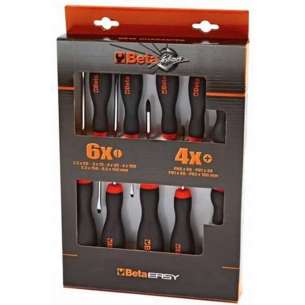 10-DELIGE SET SCHROEVENDRAAIERS (incl. extra kort) 1203/D10N 10-DELIGE SET SCHROEVENDRAAIERS (incl. extra kort) 1203/D10N