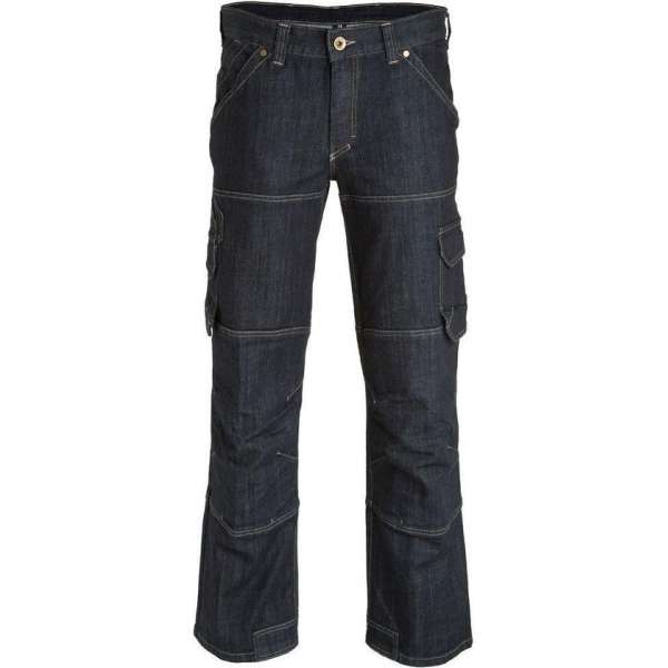 Werkjeans FHB WILHELM Stretch Jeans Zwart/Marineblauw Werkjeans FHB WILHELM Stretch Jeans Zwart/Marineblauw