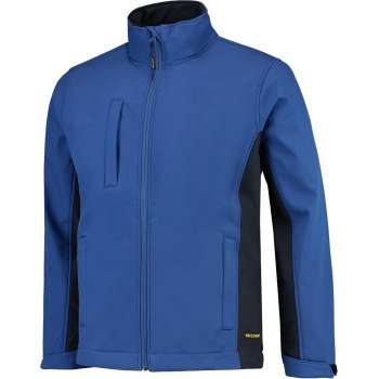 Tricorp Soft Shell Jack Bi-Color - Workwear - 402002 - Royalblauw-Navy - maat 3XL