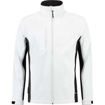 Tricorp Soft Shell Jack Bi-Color - Workwear - 402002 - Wit Donkergrijs - maat 5XL