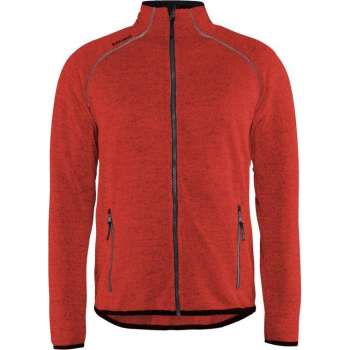 Blåkläder 4942-2117 Gebreid vest Rood/Zwart maat 4XL