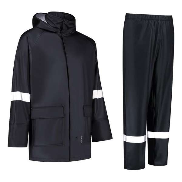 Dapro PU Hydrolite Regenpak - Maat S - Marineblauw - Vlamvertragend en antistatisch Dapro PU Hydrolite Regenpak - Maat S - Marineblauw - Vlamvertragend en antistatisch