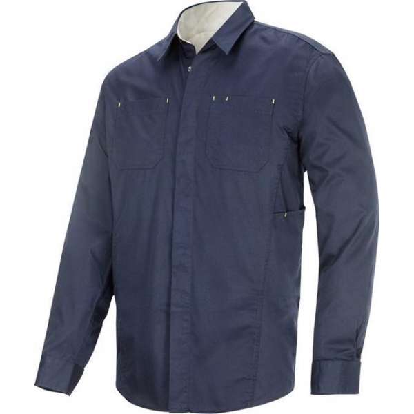 Snickers Industry Shirt Donker blauw/Grijs maat XS Snickers Industry Shirt Donker blauw/Grijs maat XS