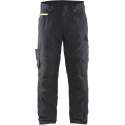 Blaklader Service Werkbroek met stretch 1495-1330 - Mannen - Zwart/Geel - 44