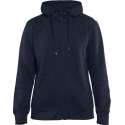 Blåkläder 3395-1048 Dames Hoodie met rits Marineblauw maat M
