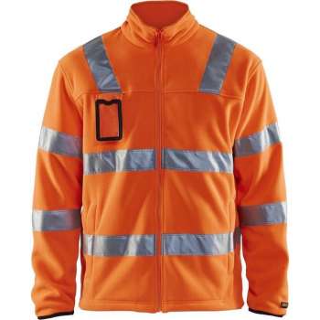 Blåkläder 4833-2560 Fleecejas High Vis Oranje maat XS