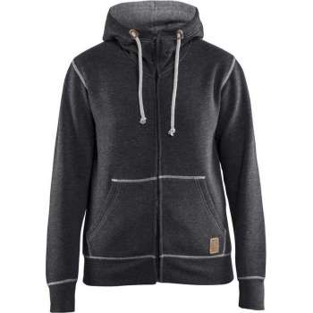 Blåkläder 3373-1157 Hooded met hele rits dames Zwart Mêlee maat M