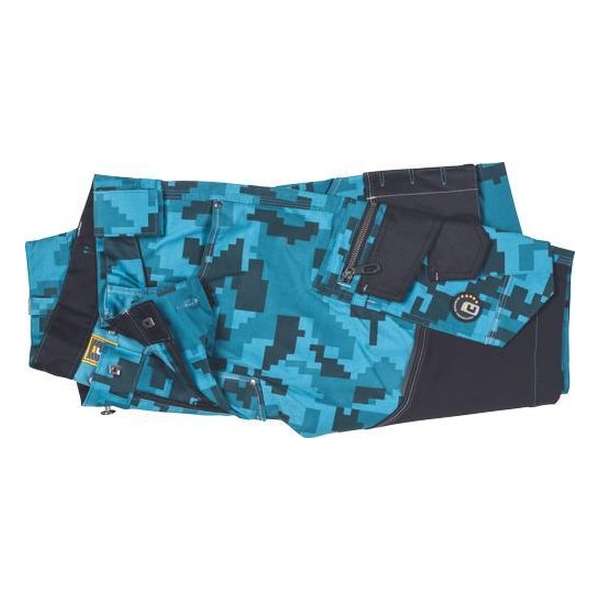 Neurum camouflage short petrol blauw maat 64 Neurum camouflage short petrol blauw maat 64