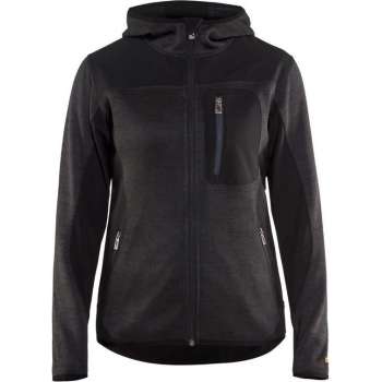 Blaklader Blåkläder 4931 Dames Vest met Softshell Donkergrijs/Zwart L