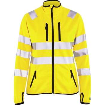 Blåkläder 4926-2512 Dames Softshell jack High Vis Geel maat XL