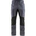 Blaklader Service werkbroek met stretch - Grijs/Zwart - C54