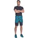 Neurum camouflage short petrol blauw maat 46