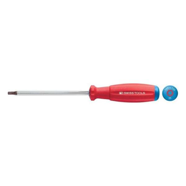 PB Swiss Tools schroevendraaier TX25 SwissGrip met gat - PB8400.B25-120 PB Swiss Tools schroevendraaier TX25 SwissGrip met gat - PB8400.B25-120