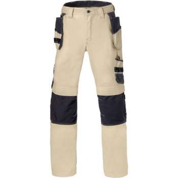 Havep Werkbroek knz + tp Attitude 80230 - Zand/Charcoal - 58