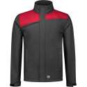 Tricorp Softshell Bicolor Naden 402021 - Mannen - Donkergrijs/Rood - L