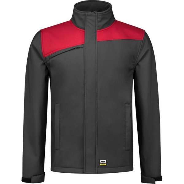 Tricorp Softshell Bicolor Naden 402021 - Mannen - Donkergrijs/Rood - L Tricorp Softshell Bicolor Naden 402021 - Mannen - Donkergrijs/Rood - L