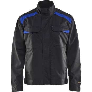 Blåkläder 4054-1800 Industriejack Ongevoerd Zwart/Korenlblauw maat 4XL