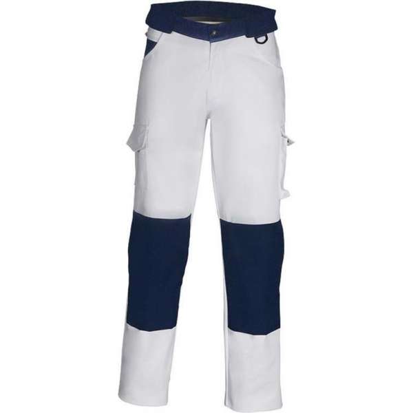 Havep Painter werkbroek 8657 maat 50 wit/navyblauw Havep Painter werkbroek 8657 maat 50 wit/navyblauw
