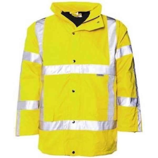 M-Wear parka 0985 Oxford nylon RWS fluo geel maat XXL M-Wear parka 0985 Oxford nylon RWS fluo geel maat XXL