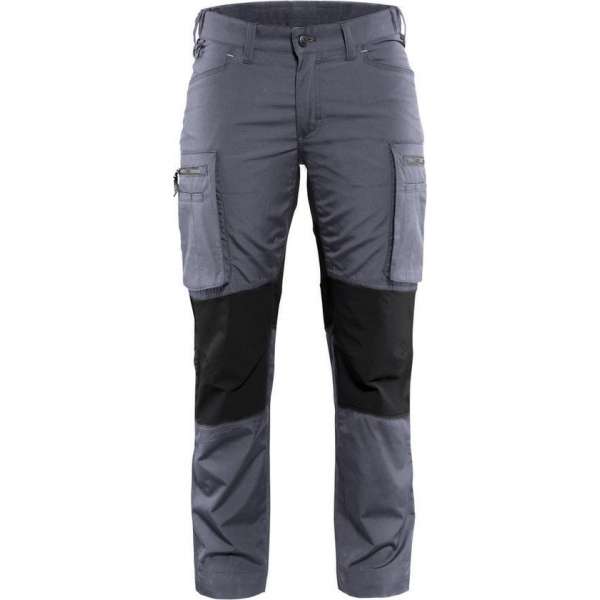 Blåkläder 7159-1845 Dames Service werkbroek Stretch Grijs/Zwart maat 30 Blåkläder 7159-1845 Dames Service werkbroek Stretch Grijs/Zwart maat 30