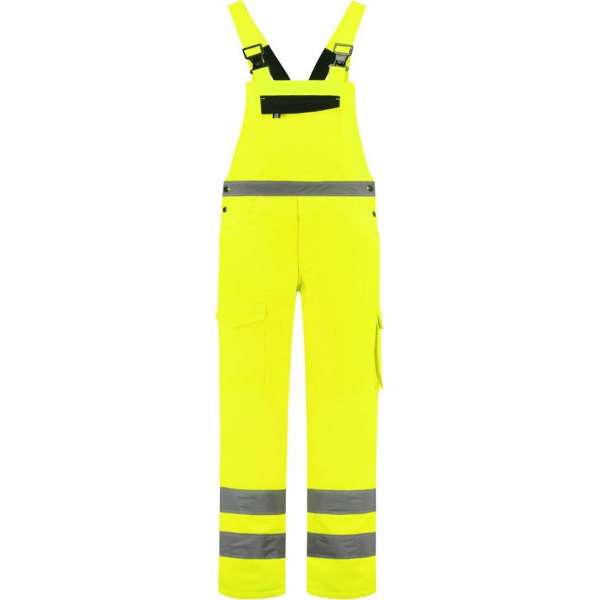 EM Traffic Amerikaanse overall high visibility RWS Fluor Geel - Maat 52 EM Traffic Amerikaanse overall high visibility RWS Fluor Geel - Maat 52