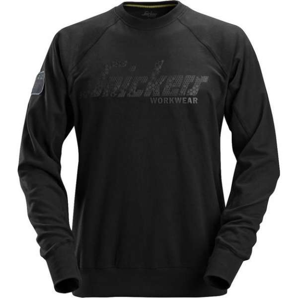 Snickers Workwear Logo Sweatshirt Crewneck zwart S Snickers Workwear Logo Sweatshirt Crewneck zwart S