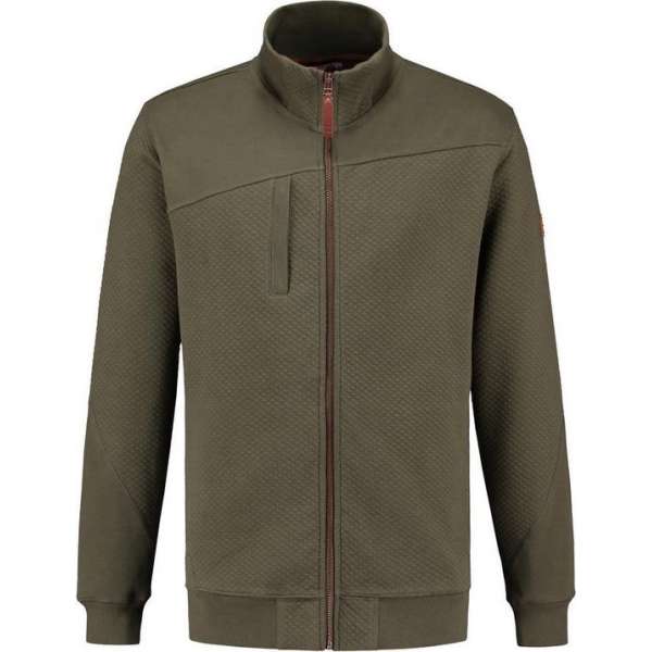 Tricorp 304002 Sweater Premium Ritskraag Army maat XXL Tricorp 304002 Sweater Premium Ritskraag Army maat XXL