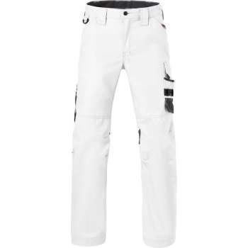 Havep 80231 Werkbroek Wit/Charcoal Grijs maat 57