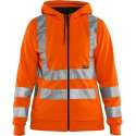 Blåkläder 3347-1974 Dames hooded sweatshirt High Vis Oranje maat M