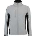 Tricorp Soft Shell Jack Bi-Color - Workwear - 402002 - grijs / Zwart - maat 7XL
