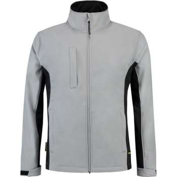 Tricorp Soft Shell Jack Bi-Color - Workwear - 402002 - grijs / Zwart - maat 7XL