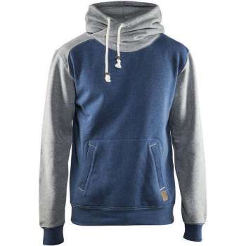 Blåkläder 3399-1157 Hooded Sweatshirt Limited Melange Blue/Grey maat XL