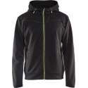 Blåkläder 3363-2526 Hoodie met rits Zwart/Geel maat XXXL